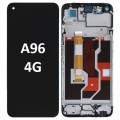 OPPO A96 4G (2022) LCD OLED touch screen (Original Service Pack) with frame [Black] 4130058